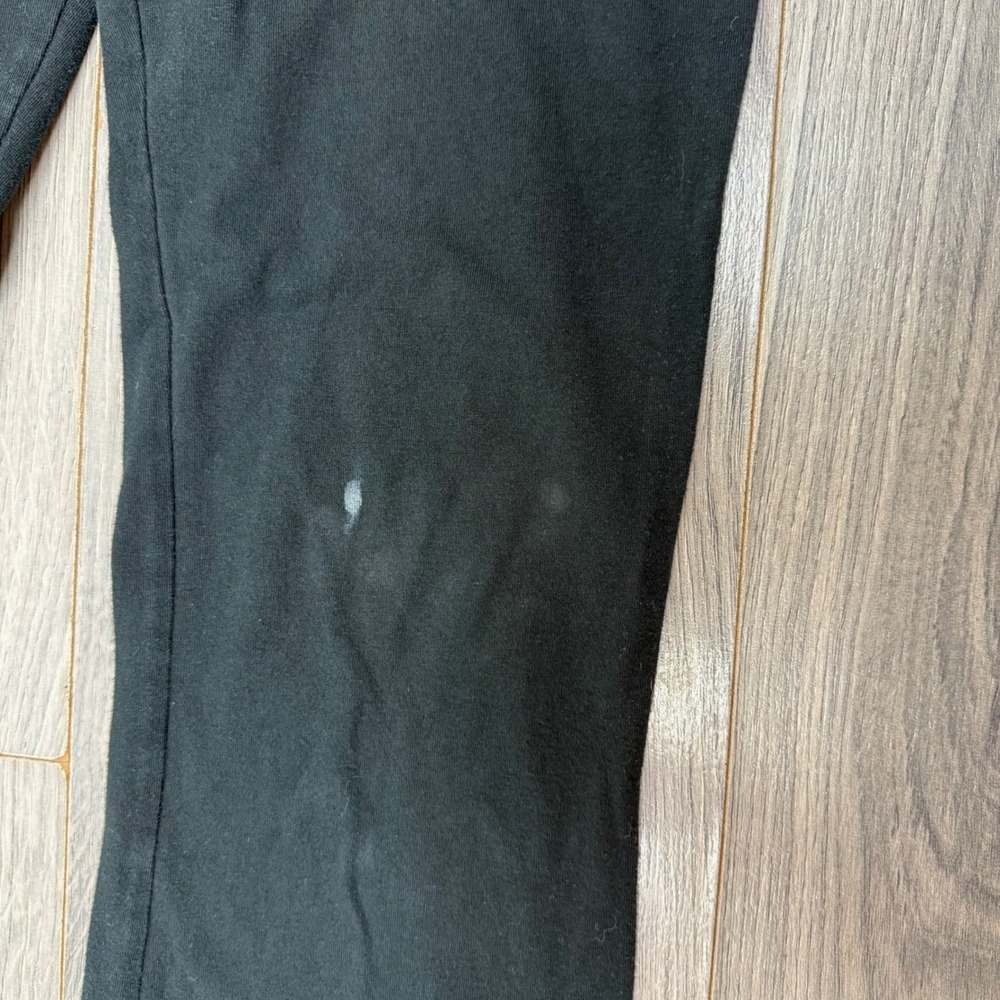 Mossimo Supply Co Y2K Women Black Blue Geometric Foldover Waist Yoga Pants Small - Picture 5 of 9